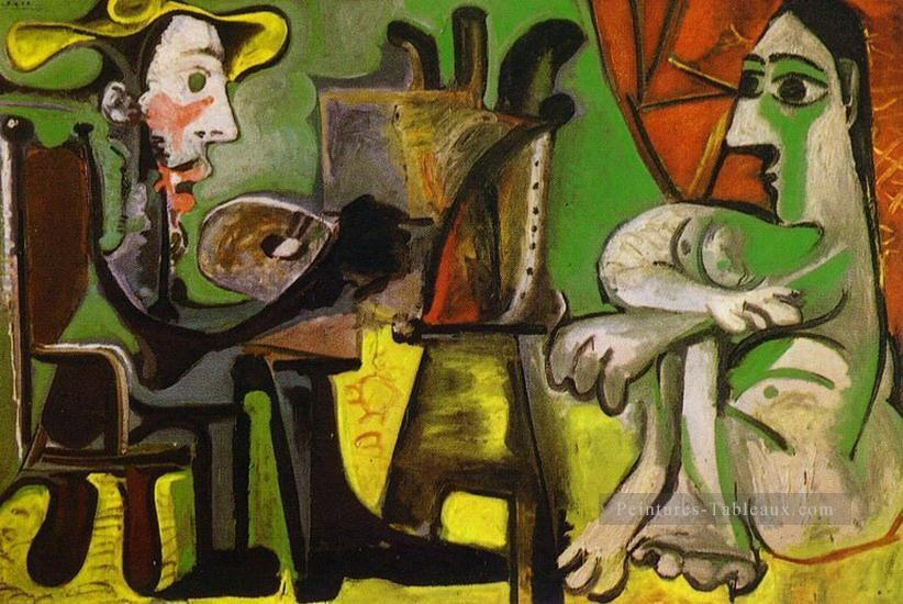 L’artiste et son modèle 5 1964 cubiste Pablo Picasso Peintures à l'huile